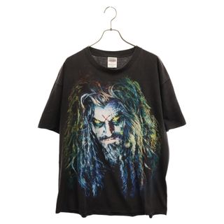 VINTAGE ヴィンテージ 90s ROB ZOMBIE100% HARDCORE ロブゾンビ ハードコア 半袖Tシャツ カットソー ブラック(Tシャツ/カットソー(半袖/袖なし))