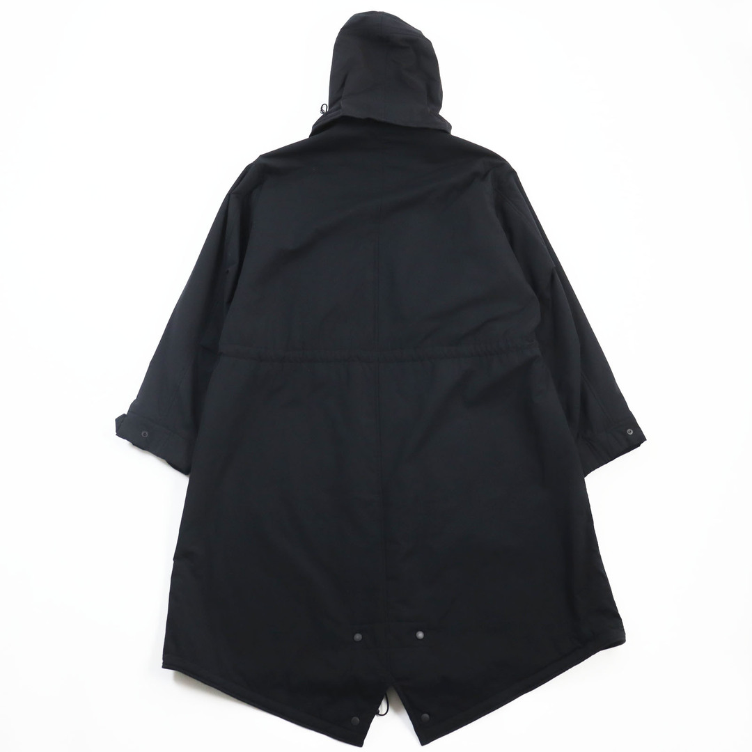 Yohji Yamamoto POUR HOMME(ヨウジヤマモトプールオム)の極美品●Yohji Yamamoto POUR HOMME ヨウジヤマモトプールオム 20AW HR-C10-901 左胸片玉P付きモッズコート 中綿入り フィッシュテール モッズコート ロングコート ブラック 2 日本製 正規品 メンズ メンズのジャケット/アウター(モッズコート)の商品写真