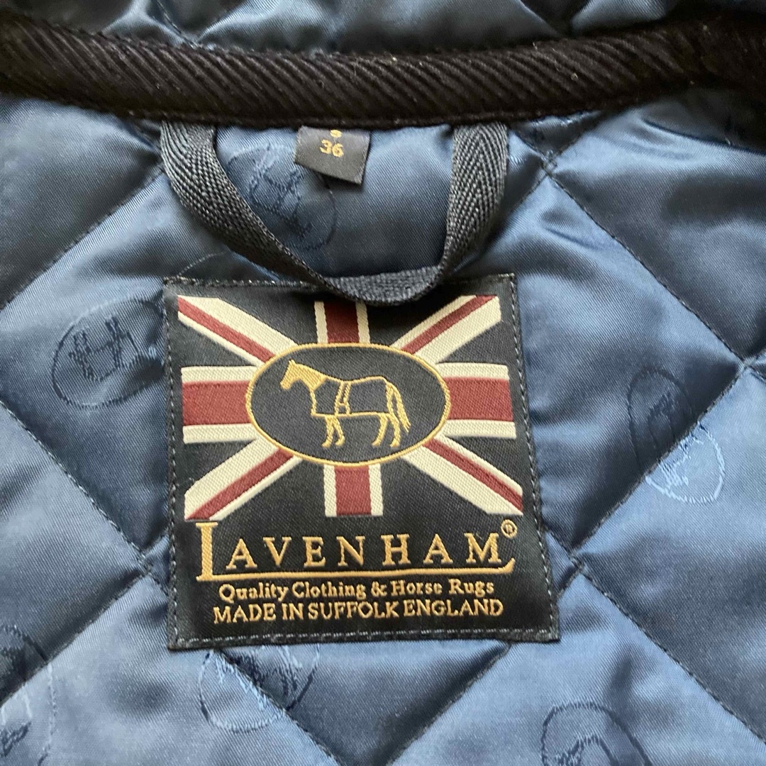 LAVENHAM(ラベンハム)のラベンハム LAVENHAM ベスト　36 ネイビー　LVH-BP-15A メンズのジャケット/アウター(ダウンベスト)の商品写真