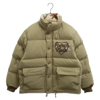 HUMAN MADE - HUMAN MADE ヒューマンメイド 23AW×KAWS MADE DOWN JACKET×カウズ メイド リップストップ リバーシブル ダウンジャケット ベージュ