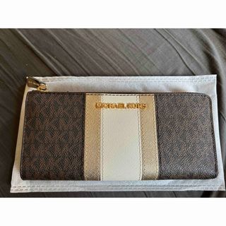 Michael Kors - マイケルコース　長財布　茶金