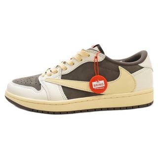 ナイキ(NIKE)のNIKE ナイキ ×TRAVIS SCOTT AIR JORDAN 1 LOW OG REVERSE MOCHA DM7866-162 トラヴィススコット エアジョーダン1 ロー リバースモカ ローカットスニーカー US10.5/28.5cm(スニーカー)