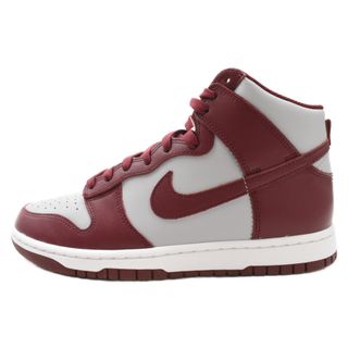 ナイキ(NIKE)のNIKE ナイキ DUNK HIGH RETRO DD1399-600 ダンクレトロハイ ハイカットスニーカー ボルドー US9/27cm グレー(スニーカー)