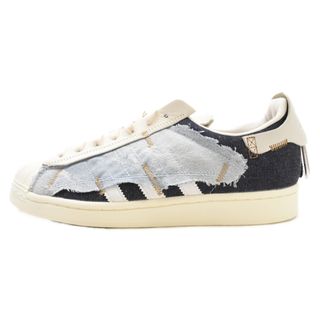 アディダス(adidas)のadidas アディダス SUPERSTAR WORKSHOP 1 DENIM GZ6993 スーパースター ローカットスニーカー デニム US9/27cm インディゴ(スニーカー)