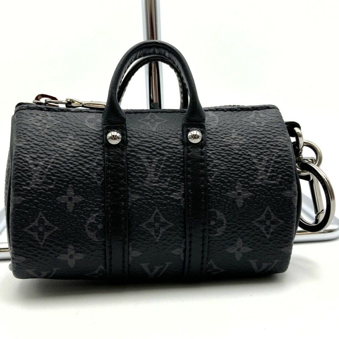 LOUIS VUITTON(ルイヴィトン)のルイ・ヴィトン MP2712 ポルト クレ ミニキーポル キーホルダー ポーチ ブラック モノグラム・エクリプス LOUIS VUITTON【中古】 レディースのファッション小物(キーホルダー)の商品写真