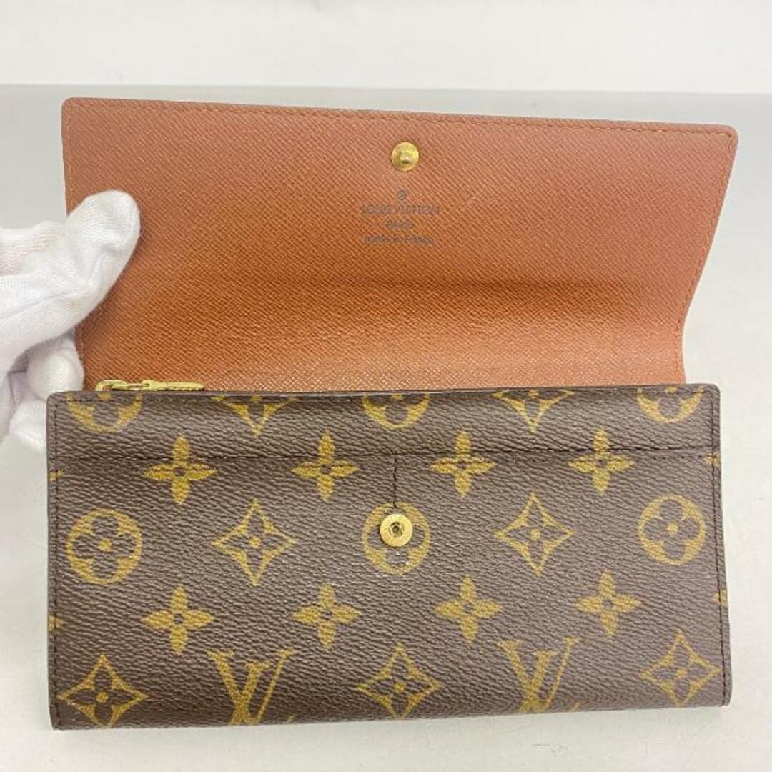 LOUIS VUITTON(ルイヴィトン)の【4hb2529】ルイヴィトン 長財布/モノグラム/ポシェットポルトモネクレディ/M61725/ブラウン【中古】メンズ/レディース/ユニセックス レディースのファッション小物(財布)の商品写真