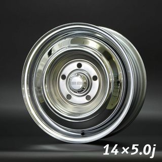 新品未使用 OLDMOON 14×5J 5H/114.3 +45 タウンエース銀(ホイール)