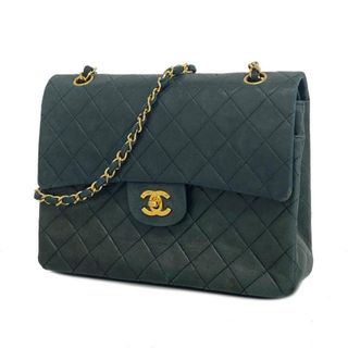 シャネル(CHANEL)の【4hb2508】シャネル ショルダーバッグ/マトラッセ/Wフラップ Wチェーン/ラムスキン/ブラック/ゴールド金具 【中古】 レディース(ショルダーバッグ)