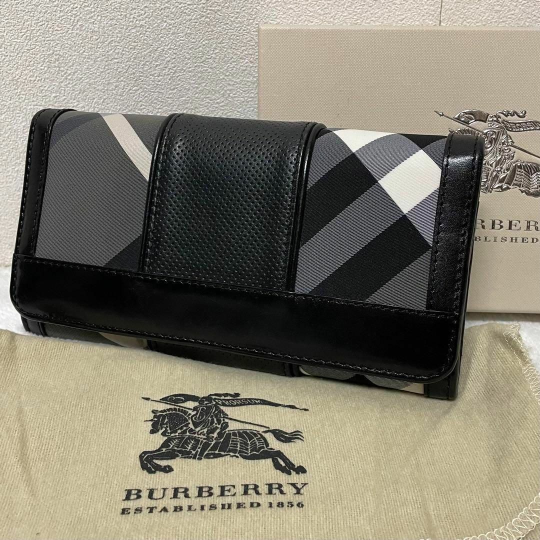 BURBERRY(バーバリー)の日本限定モデル BURBERRY バーバリー  コンチネンタル長財布 箱・袋付き メンズのファッション小物(長財布)の商品写真