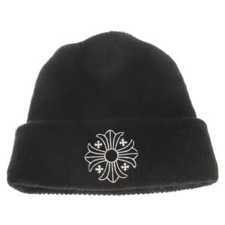 クロムハーツ(Chrome Hearts)のCHROME HEARTS クロムハーツ WOOL WATCH CAP CHプラス刺繍 ビーニーニット 帽子 キャップ ブラック(ニット帽/ビーニー)