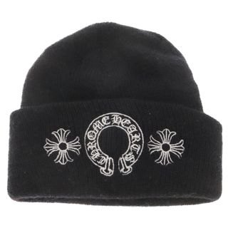 CHROME HEARTS クロムハーツ WOOL WATCH CAP ウールワッチキャップ CHプラスホースシュー刺繍ニットキャップ