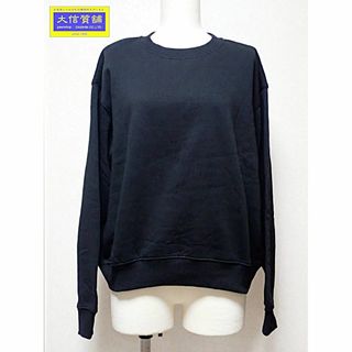 H&M - H&M スエットトップス レディースM（EUR）ブラック 裏起毛 1196909 エコバッグ（スキンケ）付き 新品同様品 【送料無料】 A-8464【質屋出品】