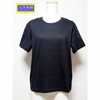 H&M - H&M 半袖 Tシャツ コットン レディースM（EUR） ブラック0963662 未使用品 【送料無料】 A-8463【質屋出品】