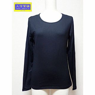 H&M 長袖 Tシャツ コットン ジャージー レディースM（EUR） ブラック 0768931 未使用品 【送料無料】 A-8465【質屋出品】