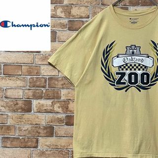 チャンピオン(Champion)のチャンピオン　Tシャツ　ビッグプリント　オークランド　バックプリント　L(Tシャツ/カットソー(半袖/袖なし))