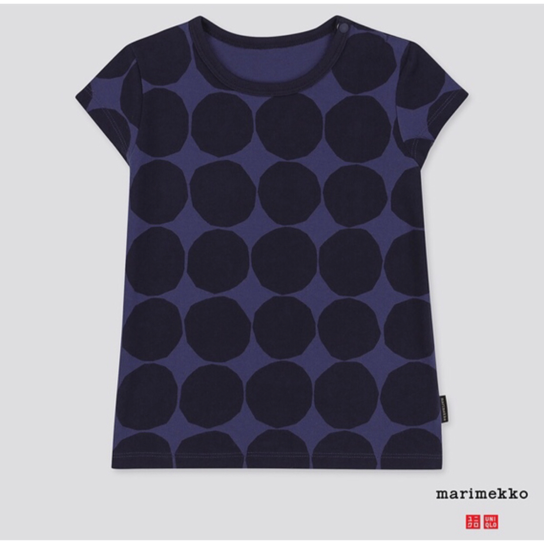 marimekko(マリメッコ)の【マリメッコ xUniqlo】ベビー用Tシャツ キッズ/ベビー/マタニティのベビー服(~85cm)(Ｔシャツ)の商品写真