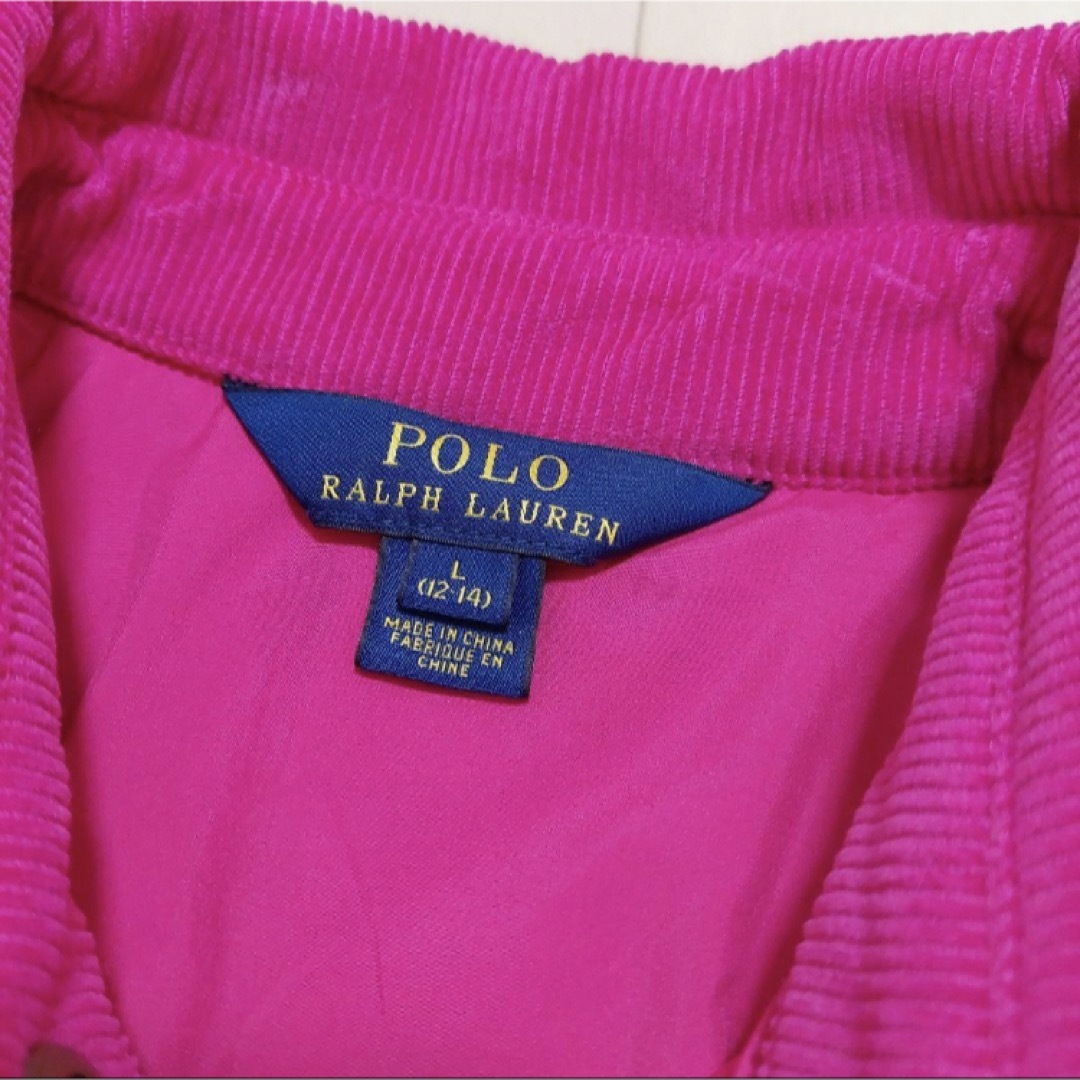 POLO RALPH LAUREN(ポロラルフローレン)のキルティングジャケット　POLO  RalphLauren L(12～14) キッズ/ベビー/マタニティのキッズ服女の子用(90cm~)(コート)の商品写真