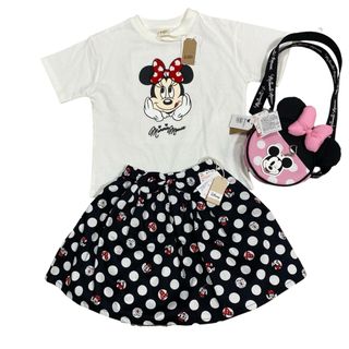 ディズニー(Disney)のセット販売　リトシー Littcミニー セットアップ  ミニポシェット付き(Tシャツ/カットソー)