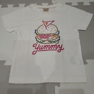 プティマイン(petit main)のキッズ 100 Tシャツ 半袖 プティマイン 綿100% 白 ホワイト 春夏(Tシャツ/カットソー)