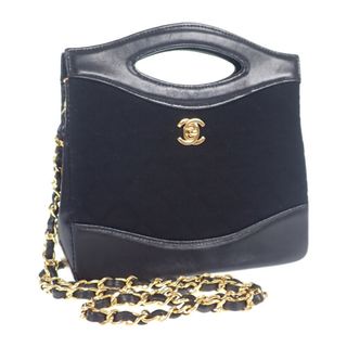 【中古】【ABランク】CHANEL シャネル シャネル31 ハンドバッグ ショルダーバッグ 2way ラムスキン コットン ブラック レディース ヴィンテージ【ISEYA】(その他)