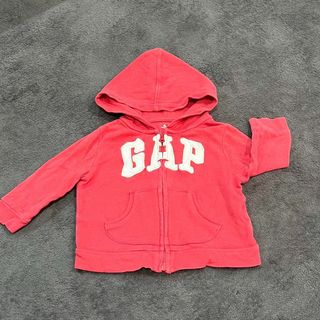 ベビーギャップ(babyGAP)のbaby GAP ベビー ギャップ ロゴパーカー　70cm(トレーナー)