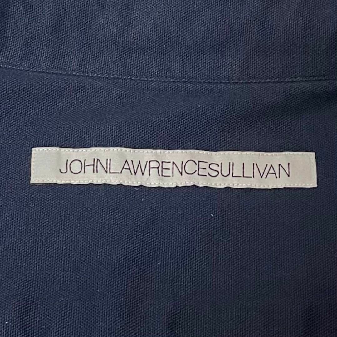 JOHN LAWRENCE SULLIVAN(ジョンローレンスサリバン)のジョンローレンスサリバン ネイビーソリッドシャツ Sz.38 美品 日本製 メンズのトップス(シャツ)の商品写真