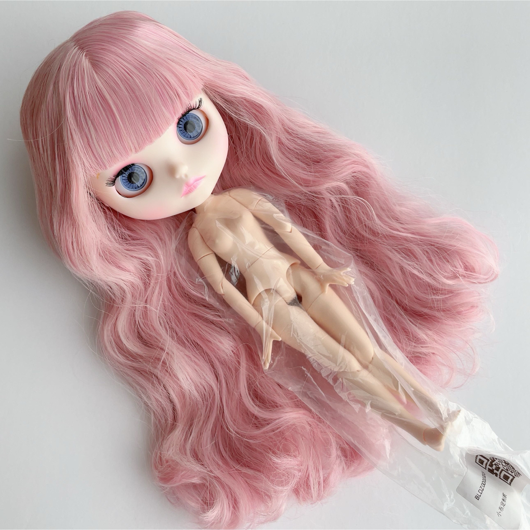 アイシードール　ピンクパープルミックス ハンドメイドのぬいぐるみ/人形(人形)の商品写真
