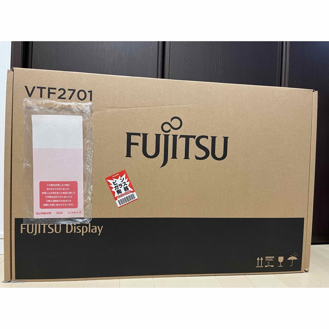 富士通 - 【保証書付 新品未開封】富士通 27インチ 液晶ワイド 富士通 - 【保証書付 新品未開封】富士通 27インチ 液晶ワイド