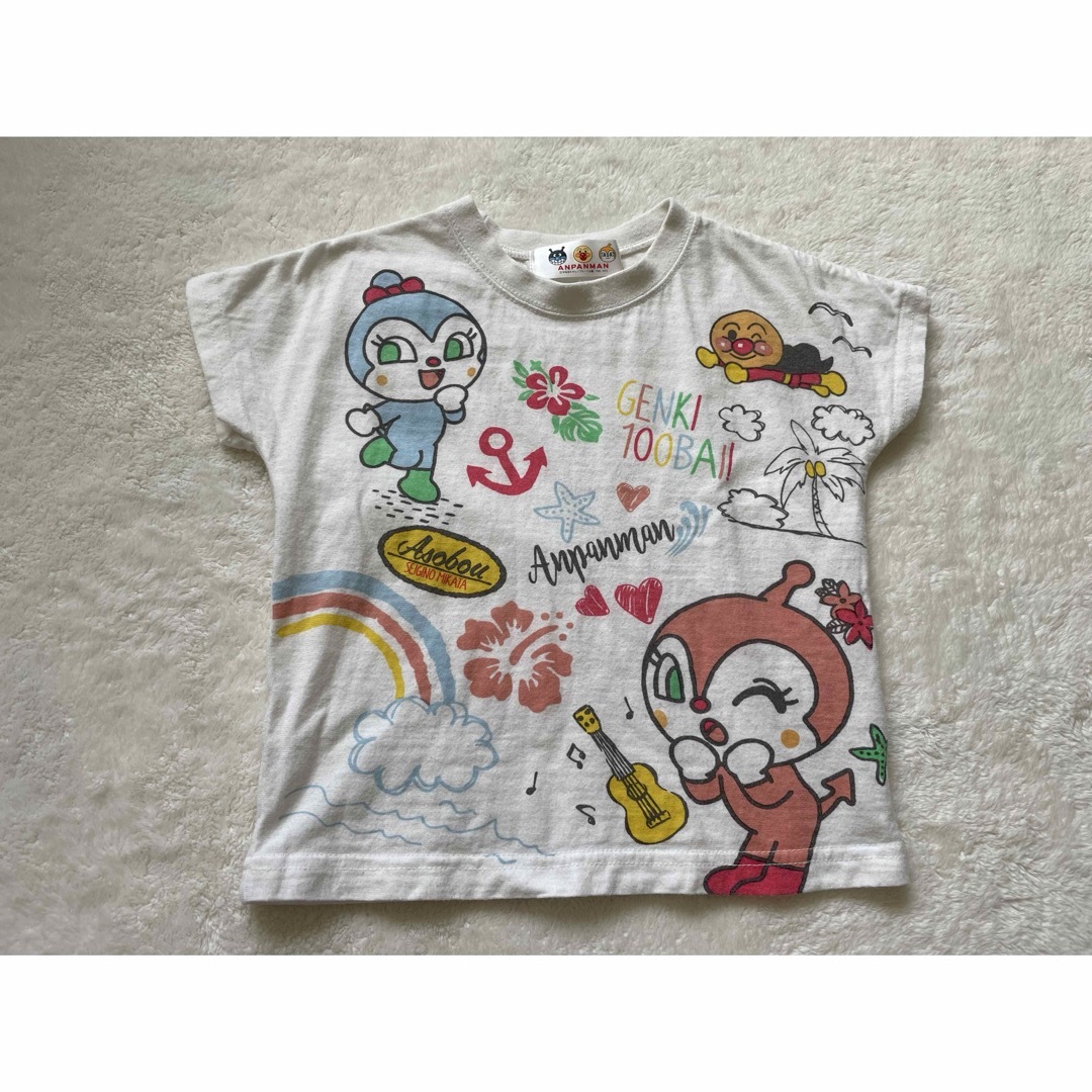 BANDAI(バンダイ)のアンパンマンTシャツ キッズ/ベビー/マタニティのキッズ服女の子用(90cm~)(Tシャツ/カットソー)の商品写真