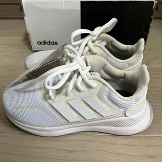 アディダス(adidas)のadidas （１７センチ）　白スニーカー新品同様(スニーカー)