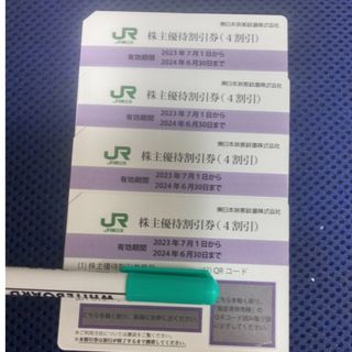 ジェイアール(JR)のJR東日本株主優待券4枚(その他)