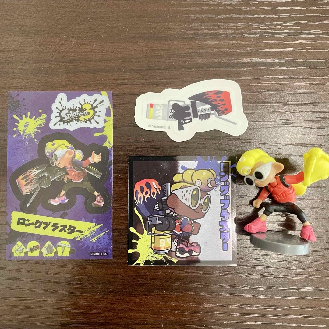 スプラトゥーン スプラ ロングブラスター ステッカー シール セット エンタメ/ホビーのコレクション(印刷物)の商品写真