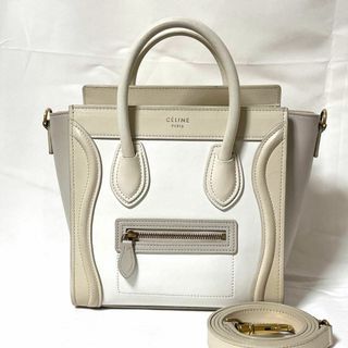 セリーヌ(celine)のCELINE セリーヌ ラゲージ ナノショッパー バッグ 良品 販売証明付き(ショルダーバッグ)