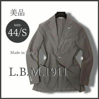 伊・L.B.M.1911 ルビアム アンコンジャケット グレー 44/S 美品(テーラードジャケット)