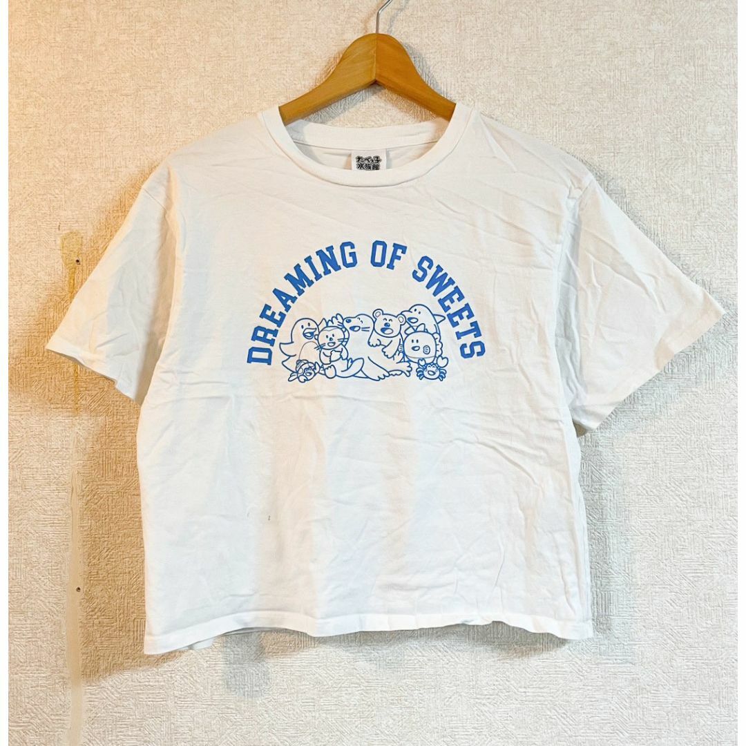 GU(ジーユー)のたべっ子水族館　GU　コラボ　半袖　Tシャツ　たべっ子どうぶつ レディースのトップス(Tシャツ(半袖/袖なし))の商品写真