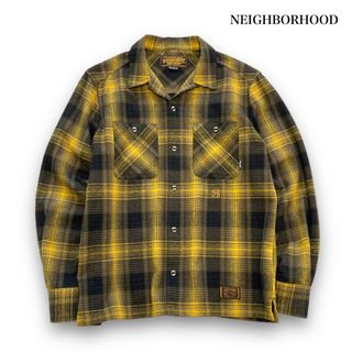 NEIGHBORHOOD - 【NEIGHBORHOOD】ネイバーフッド オープンカラー ウールボードシャツ