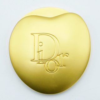 クリスチャンディオール(Christian Dior)のM04 Christian Dior クリスチャンディオール ロゴ メタル ハンドミラー 手鏡 ゴールド(ミラー)