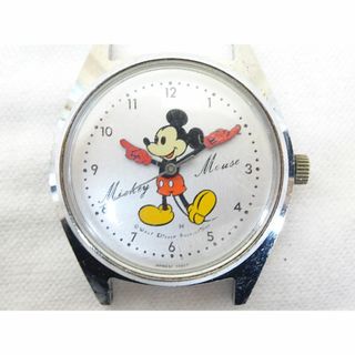 セイコー(SEIKO)のＫ博一089/ SEIKO ディズニータイム 腕時計 手巻 稼働 ミッキーマウス(腕時計(アナログ))