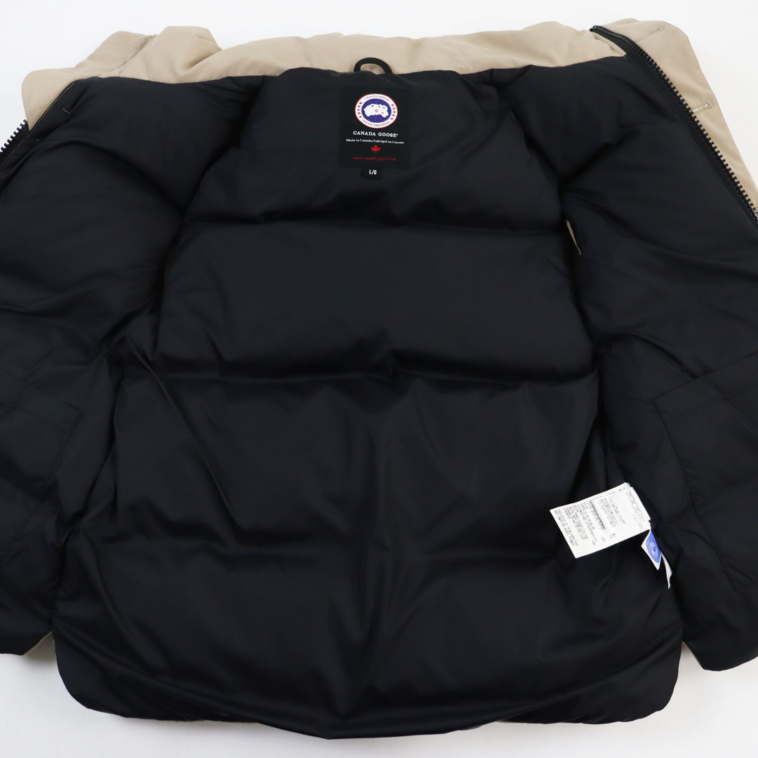 CANADA GOOSE(カナダグース)の美品●CANADA GOOSE カナダグース 3434JM MONTREAL モントリオール ダウンベスト ベージュ L カナダ製 正規品 メンズおすすめ◎ メンズのジャケット/アウター(ダウンベスト)の商品写真