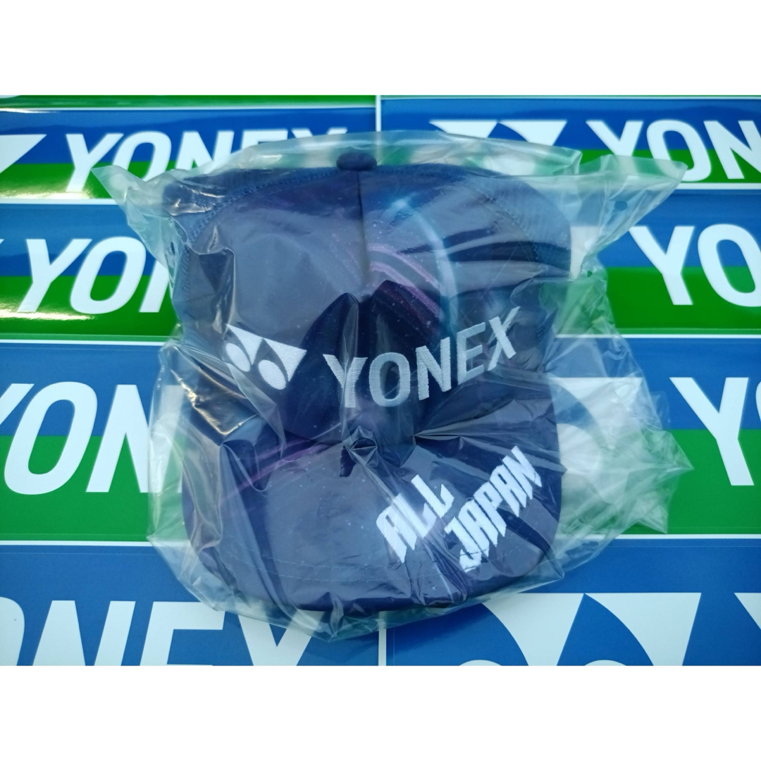 YONEX(ヨネックス)のYONEX'24年カタログ未掲載限定ALL JAPANメッシュキャップ(UNI) スポーツ/アウトドアのテニス(その他)の商品写真