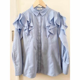 セルフォード(CELFORD)の 【HANAE MORI×CELFORDコラボ】ラッフルボリュームシャツ(シャツ/ブラウス(長袖/七分))