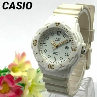 カシオ(CASIO)の821 CASIO カシオ レディース 腕時計 デイト 日付 電池交換済(腕時計)