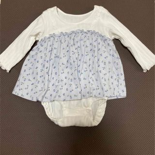 アカチャンホンポ(アカチャンホンポ)の女の子 冬服 ロンパース サイズ80(ロンパース)