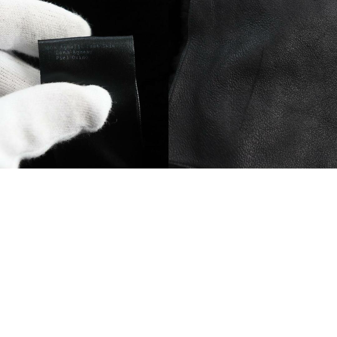 Giorgio Armani(ジョルジオアルマーニ)の美品●GIORGIO ARMANI ジョルジオアルマーニ 黒タグ ベルテッドジップアップムートンコート ロングコート ブラック 54 イタリア製 メンズ メンズのジャケット/アウター(その他)の商品写真