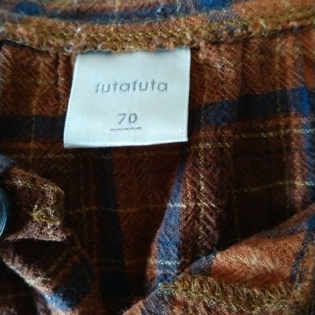 futafuta(フタフタ)のロンパース　70 キッズ/ベビー/マタニティのベビー服(~85cm)(ロンパース)の商品写真