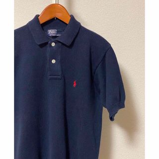 ポロラルフローレン(POLO RALPH LAUREN)のラルフローレン ニットポロシャツ 半袖ニット S レディースM相当(ニット/セーター)