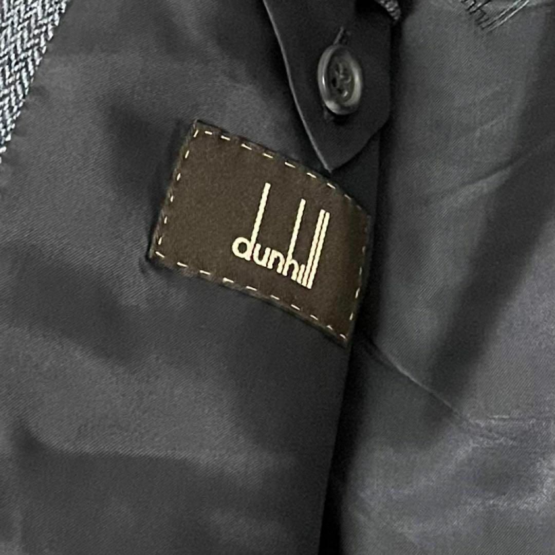 Dunhill(ダンヒル)の最高峰！！ダンヒル ヘリンボーン織 ジャケット グレー 48/L相当 美品 メンズのジャケット/アウター(テーラードジャケット)の商品写真