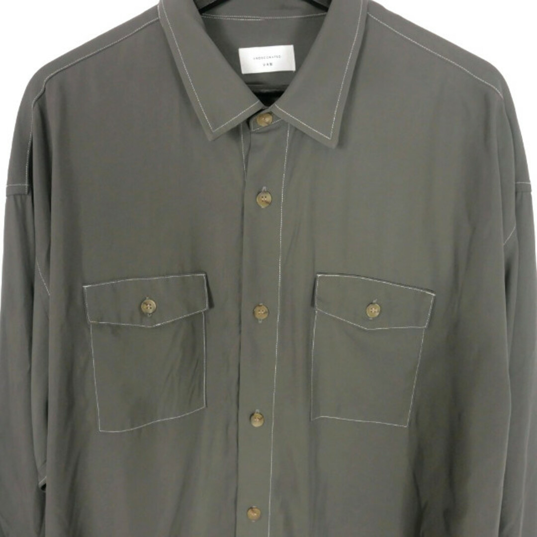 UNDECORATED MAN Viscose Twill L/S Shirt  メンズのトップス(シャツ)の商品写真