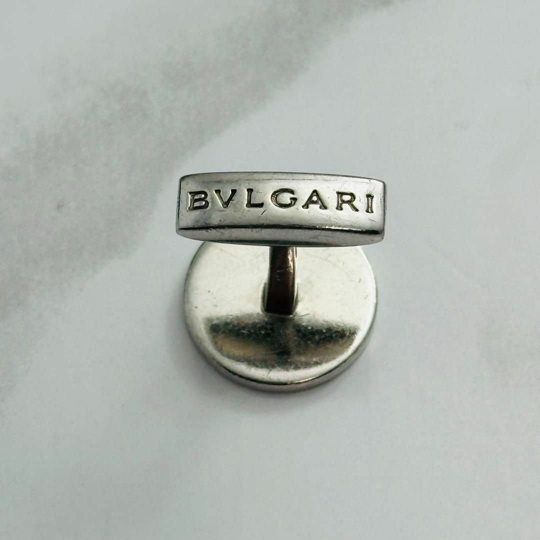 BVLGARI(ブルガリ)のブルガリ　BVLGARI カフスボタン　カフリンクス　片方　ロゴ　オニキス メンズのファッション小物(カフリンクス)の商品写真