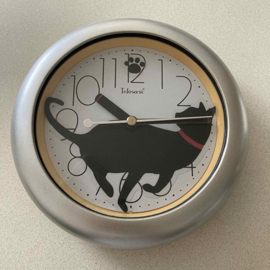 猫ちゃん時計 インテリア/住まい/日用品のインテリア小物(掛時計/柱時計)の商品写真